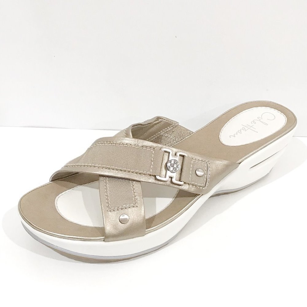 Cole Haan Air Elke Slide Vintage Silver Women 11